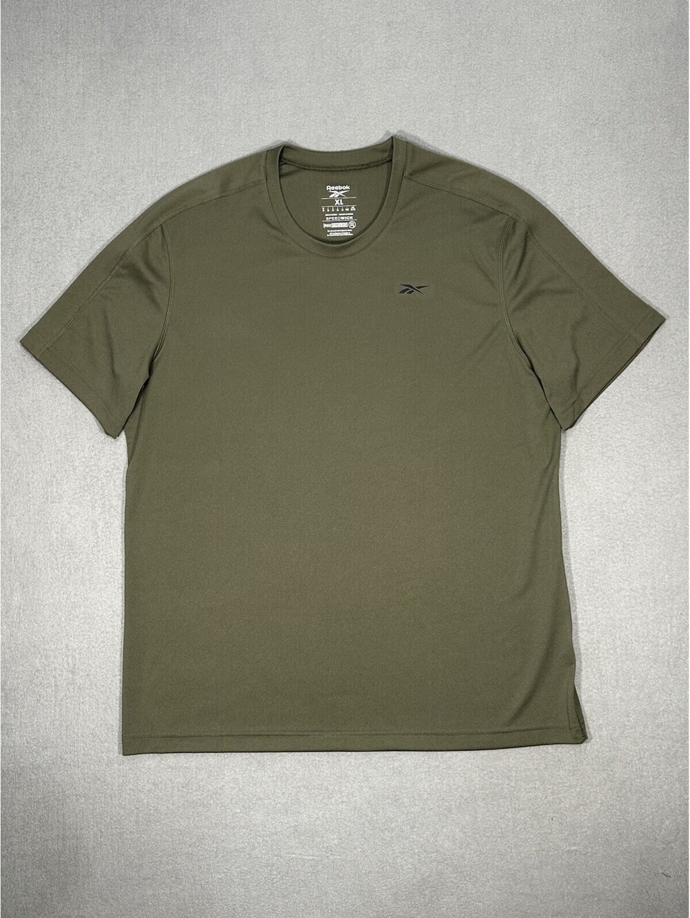 Reebok Speedwick T Shirt Men’s XL Green Athletic Training Workout Tee